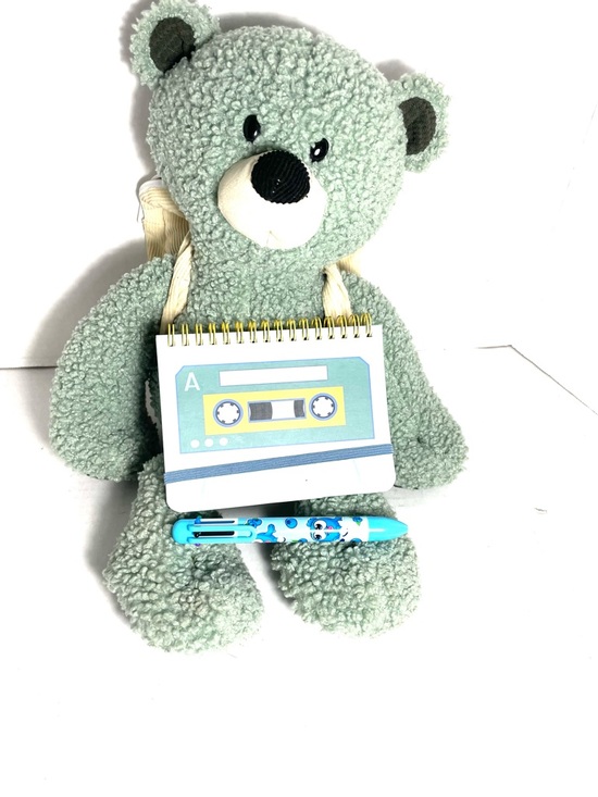 Demdaco My Journal Bear Other - Demdaco My Journey Bear Plush Sage Green Teddy Soft Stuffed Animal Gift